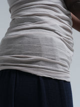 Seamless Basic Cotton Spaghetti | Bomuld Stroptop Grå