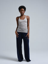 Seamless Basic Cotton Spaghetti | Bomuld Stroptop Grå