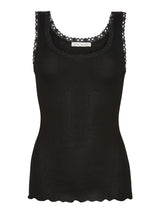 Seamless Basic Donna | Egyptisk bomuld Tanktop Sort