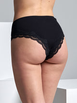Seamless Basic Hips | Økologisk bomuld 2-pack Trusser Sort