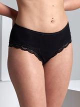 Seamless Basic Hips | Økologisk bomuld 2-pack Trusser Sort