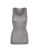Seamless Basic Woolen Isa | Merinould Tanktop Gråmelange