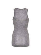 Seamless Basic Woolen Isa | Merinould Tanktop Gråmelange