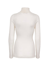Seamless Basic Woolen Lola | Merinould Rullekravebluse Off-white