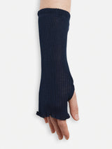 Seamless Basic Mano | Merinould Wrist warmer Navy