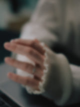 Seamless Basic Mano | Merinould Wrist warmer Off-white