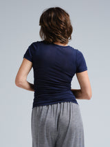 Seamless Basic Cotton Roseanna | Bomuld T-shirt Night sky