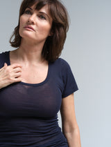 Seamless Basic Cotton Roseanna | Bomuld T-shirt Night sky