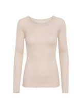Seamless Basic Silky Jade | Silke Bluse Rosa Beige