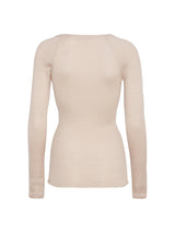 Seamless Basic Silky Jade | Silke Bluse Rosa Beige
