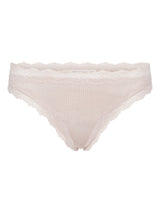 Seamless Basic Silky Tanga | Silke 2-pack Trusser Rosa Beige