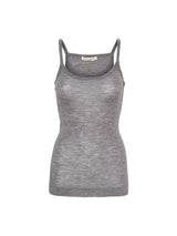 Seamless Basic Woolen Viola | Merinould Stroptop Gråmelange