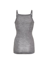 Seamless Basic Woolen Viola | Merinould Stroptop Gråmelange