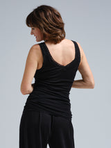Seamless Basic Woolen Lacey | Merinould Tanktop Sort