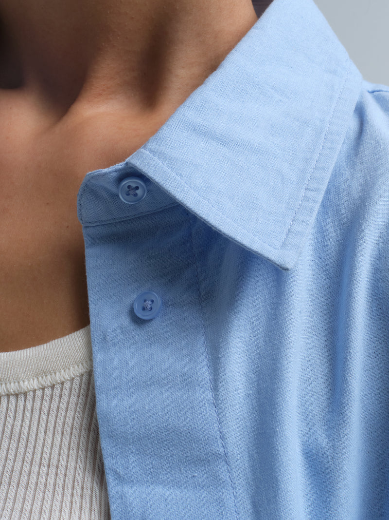 Seamless Basic Amalfi | Bomuld Shirt Light blue