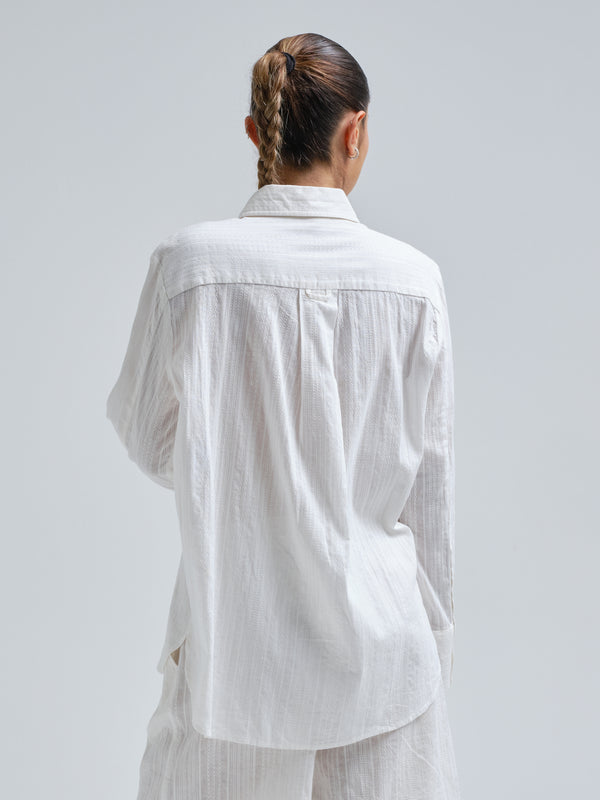 Seamless Basic Amalfi | Bomuld Shirt Off-white