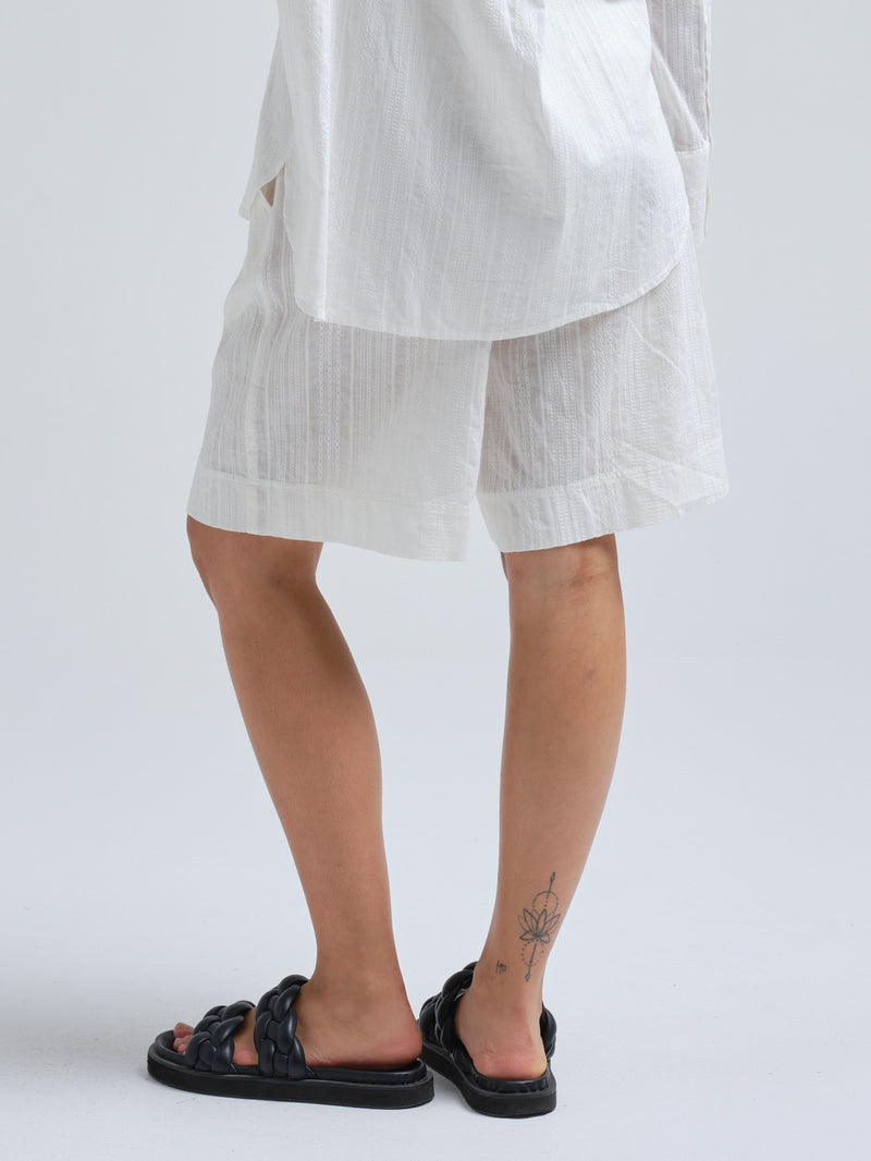 Seamless Basic Boboli | Bomuld Shorts Off-white