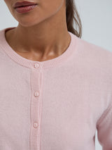 Seamless Basic Classic Cardigan | Uld Cashmere Cardigan Powder Pink