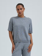 Classic T-shirt | Uld Cashmere - Ash Melange
