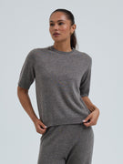 Classic T-shirt | Uld Cashmere - Heather Mushroom