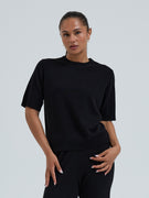 Classic T-shirt | Uld Cashmere - Sort