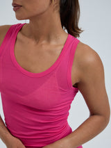 Seamless Basic Cotton Bella | Bomuld Tanktop Berry Pink