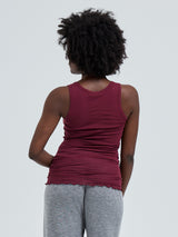 Seamless Basic Cotton Bella | Bomuld Tanktop Burgundy