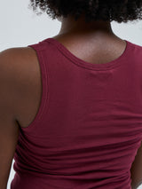 Seamless Basic Cotton Bella | Bomuld Tanktop Burgundy