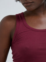 Seamless Basic Cotton Bella | Bomuld Tanktop Burgundy
