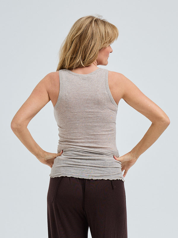 Seamless Basic Cotton Bella | Bomuld Tanktop Desert Melange