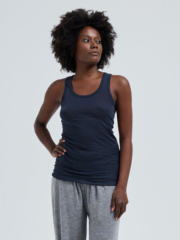 Seamless Basic Cotton Bella | Bomuld Tanktop Midnight