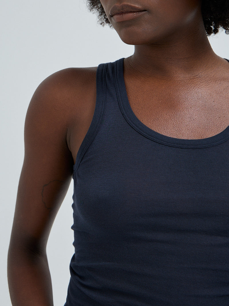 Seamless Basic Cotton Bella | Bomuld Tanktop Midnight