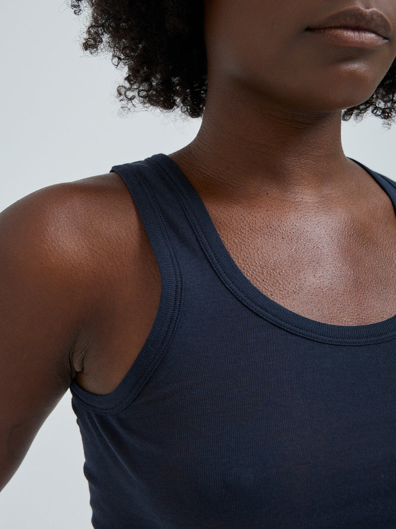 Seamless Basic Cotton Bella | Bomuld Tanktop Midnight