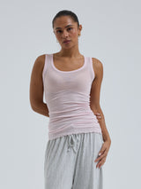 Seamless Basic Cotton Bella | Bomuld Tanktop Pale Rose