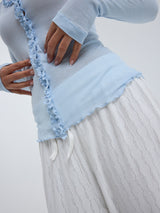 Seamless Basic Cotton Cardy | Bomuld Cardigan Hazy Sky