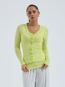 Cotton Cardy | Bomuld - Neon Yellow