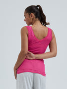 Cotton Lacey | Bomuld - Berry Pink