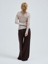 Seamless Basic Cotton Romance | Bomuld L/S T-Shirt Desert Melange
