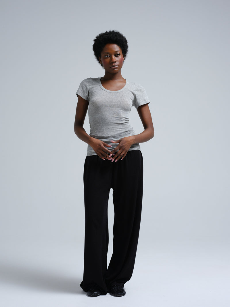 Seamless Basic Cotton Roseanna | Bomuld T-shirt Gråmelange