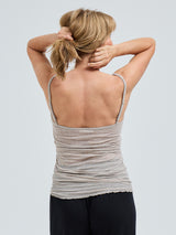 Seamless Basic Cotton Spaghetti | Bomuld Stroptop Desert Melange