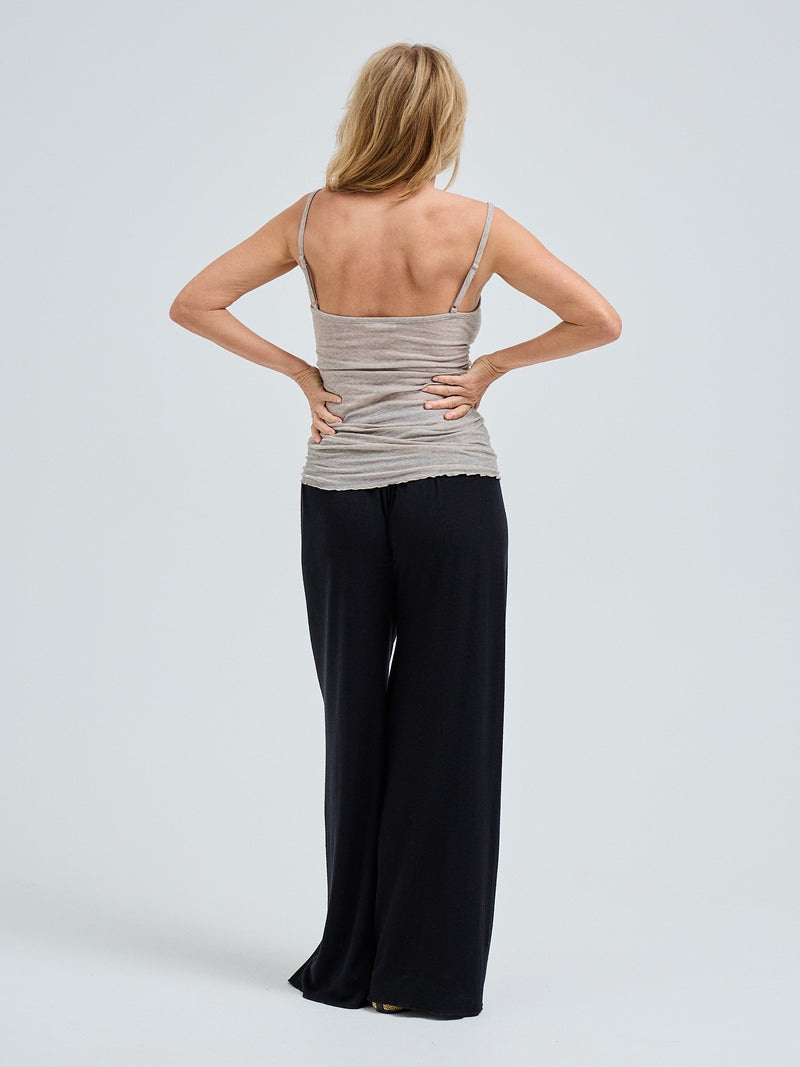Seamless Basic Cotton Spaghetti | Bomuld Stroptop Desert Melange