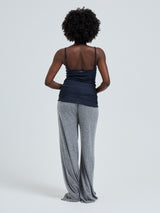 Seamless Basic Cotton Spaghetti | Bomuld Stroptop Midnight
