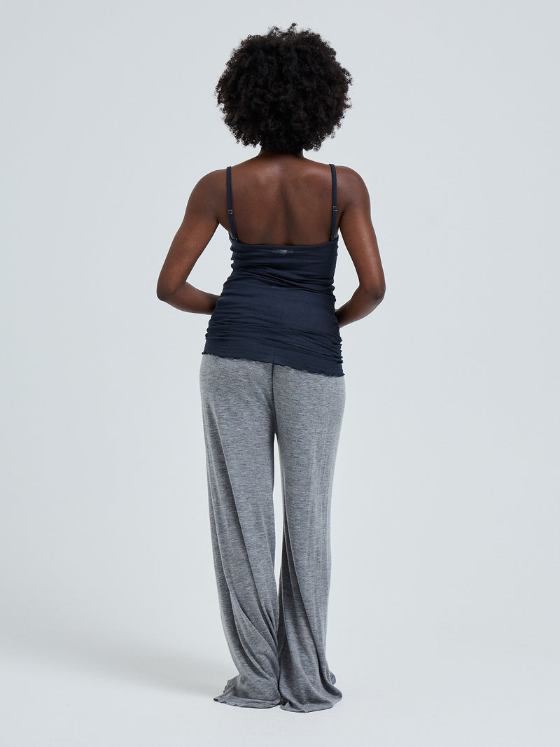 Seamless Basic Cotton Spaghetti | Bomuld Stroptop Midnight