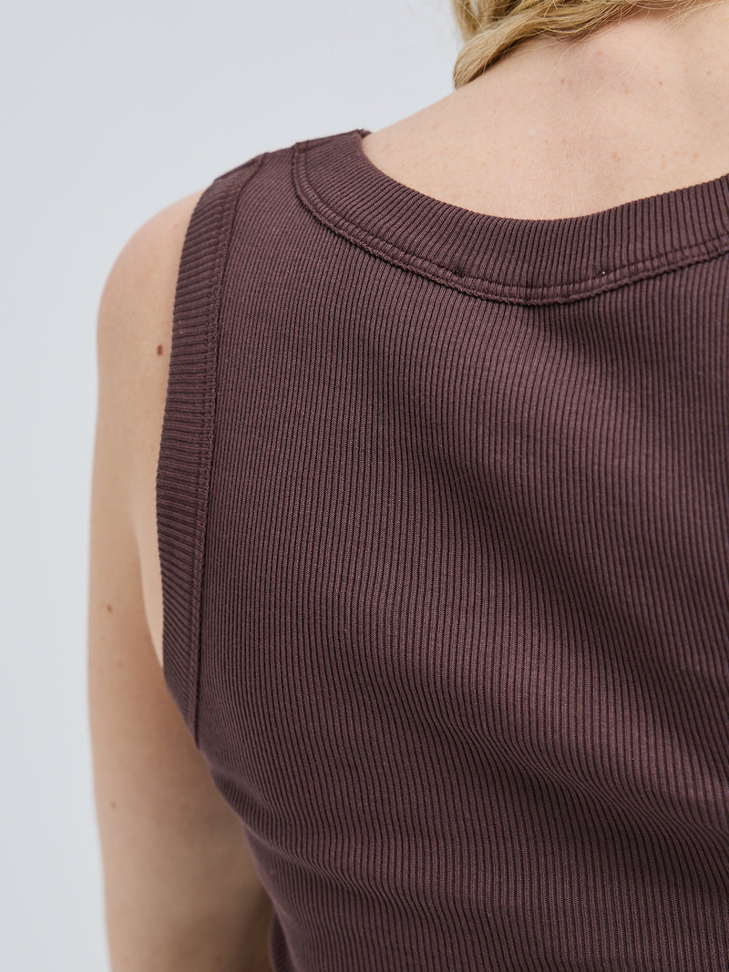 Seamless Basic Crush | Økologisk bomuld Tanktop Java