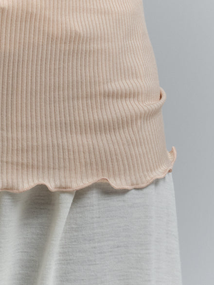 Seamless Basic Donna | Egyptisk bomuld Tanktop Rosa Beige