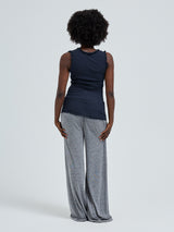 Seamless Basic Flounce | Bomuld Tanktop Midnight