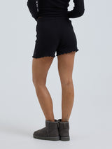 Seamless Basic Jacquard Shorts | Bomuld Shorts Sort