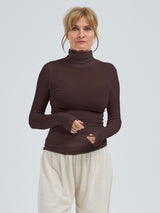 Seamless Basic Nouveau | Bomuld Rullekravebluse Java