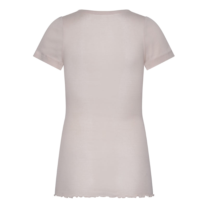 Seamless Basic Roseanna Rib | Bomuld T-shirt Rosa Beige