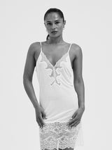 Seamless Basic Silk Slip Romance | Mulberry Silke Underkjole Off-white